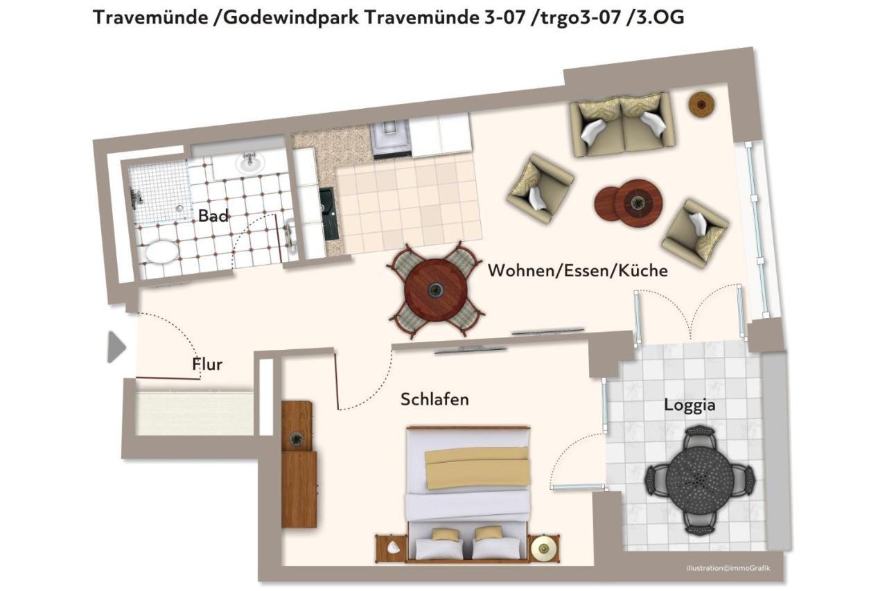 Godewindpark Travemünde Godewindpark Travemünde 3-07 Apartment